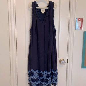This Dark Navy Maeve dress is size 12 (US).